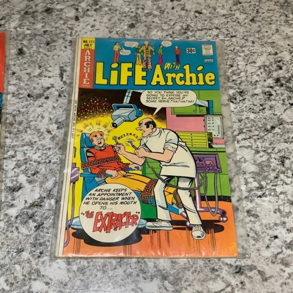 Life With Archie #171 1976-Dentist torture bondage cover - Picture 6 of 12